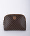 Celine Macadam Vintage Brown Cosmetic Pouch