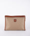 Celine Macadam Vintage Beige Clutch Bag