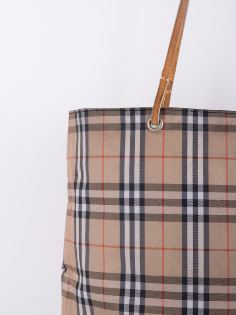 Burberry Nova Check Tote Bag