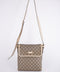 Gucci GG Vintage Beige Flap Crossbody Bag