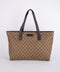 Gucci GG Vintage Brown Large Tote Bag