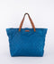 GUCCI Vintage Blue Monogram Tote Bag
