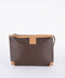 Celine Macadam Vintage Brown Clutch Bag