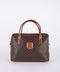 Celine Macadam Vintage Brown Mini Boston Bag