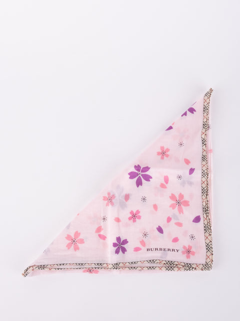 BURBERRY cotton scarf