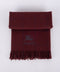 Burberrys Vintage Burgundy Check Scarf