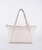 Coach Vintage White Leather Shoulder Tote Bag