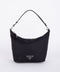 PRADA Vintage Black Nylon Hobo Bag