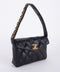 CHANEL Vintage 90s Black Matelassé Shoulder Bag נדיר במיוחד