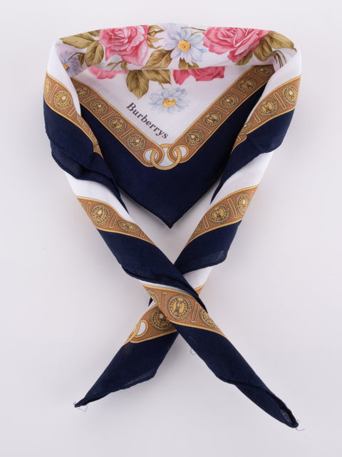 Burberry Vintage Floral Scarf