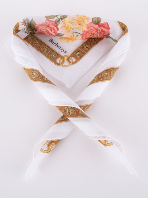 Burberry Vintage Floral Scarf