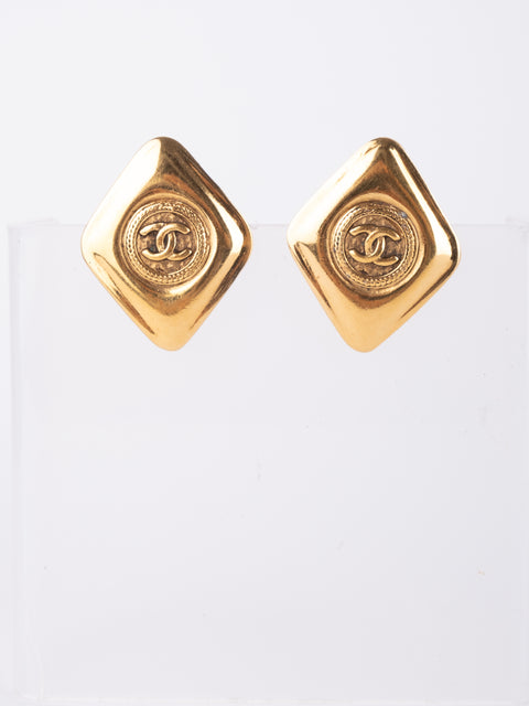 CHANEL Vintage Clip-On Earrings by Karl Lagerfeld 1980s–1990s