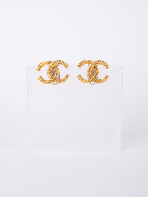 CHANEL Vintage CC Logo Earrings by Karl Lagerfeld 1980s–1990s