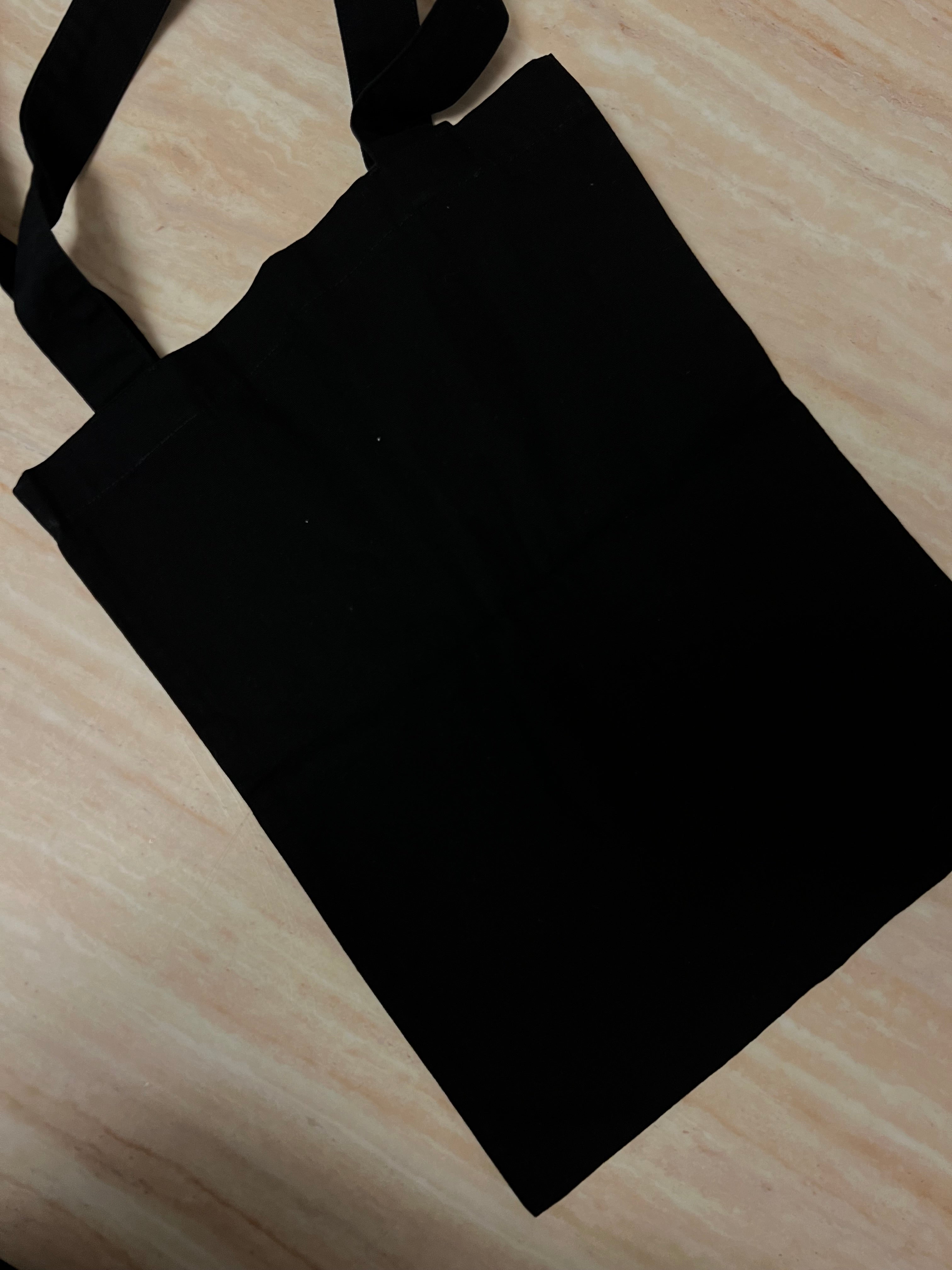 Celine The Wiltern Cotton Tote Bag Black