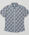 Burberry Vintage Blue Check Short Sleeve Shirt