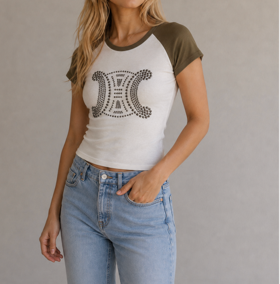 Celine Triomphe Logo T-Shirt