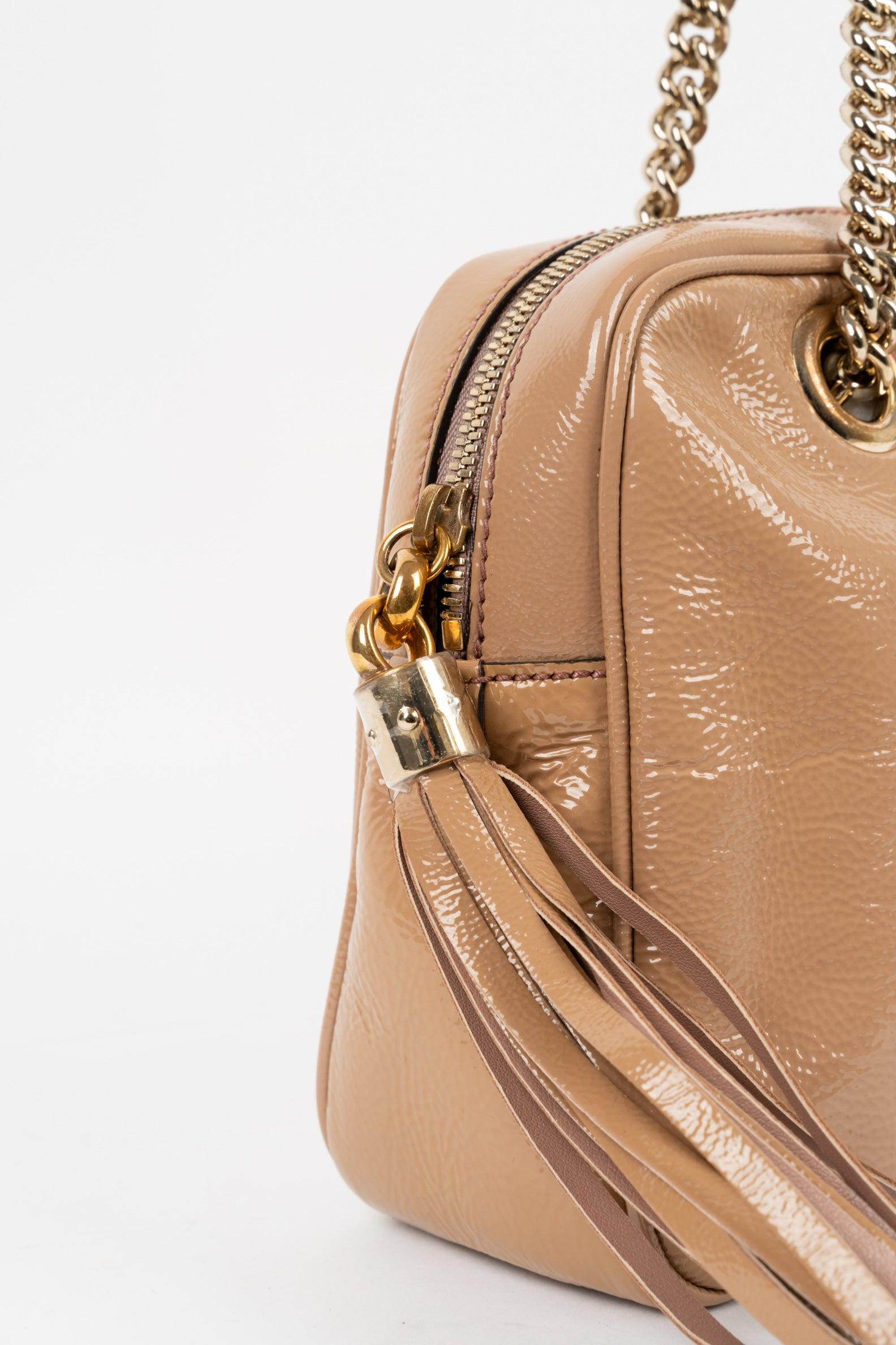 Brown Leather Side Bag - Volver