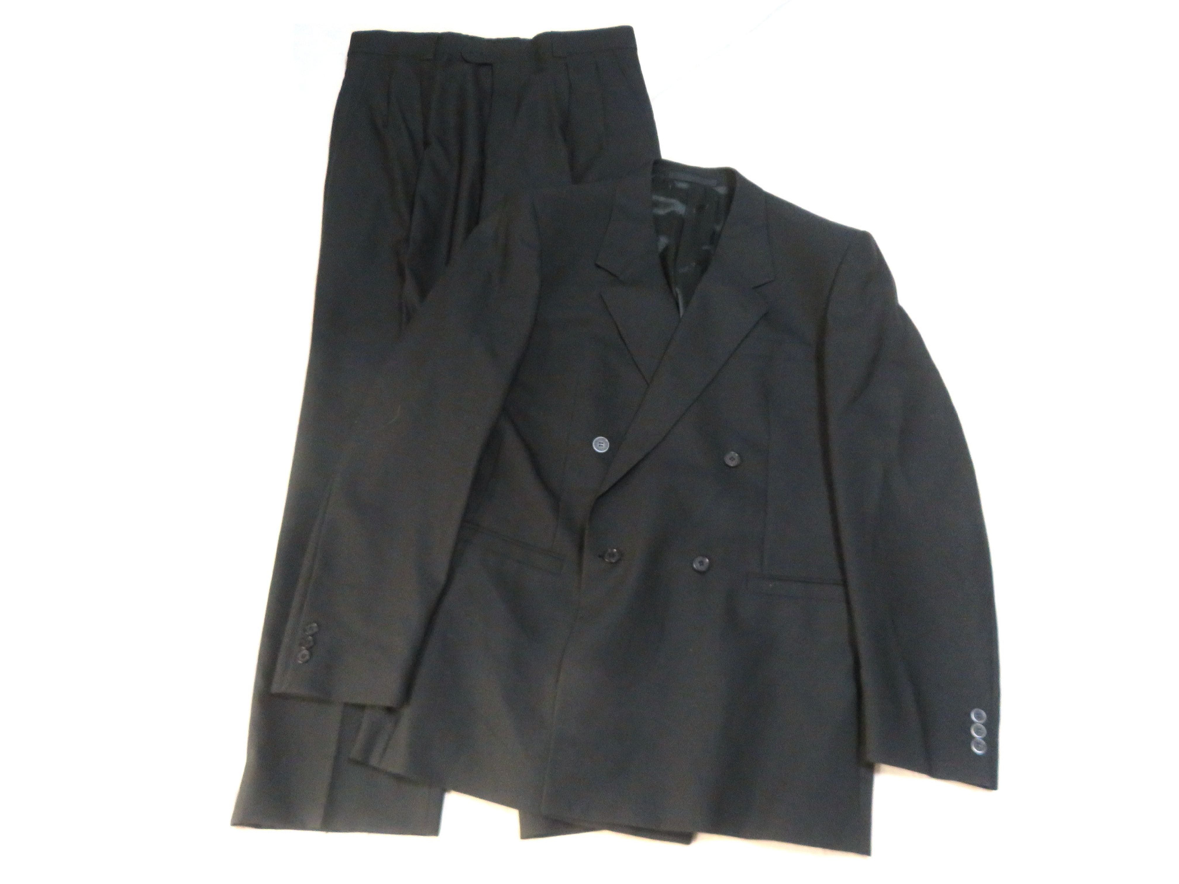 VERSACE CLASSIC Tailored Two Piece Suit Black