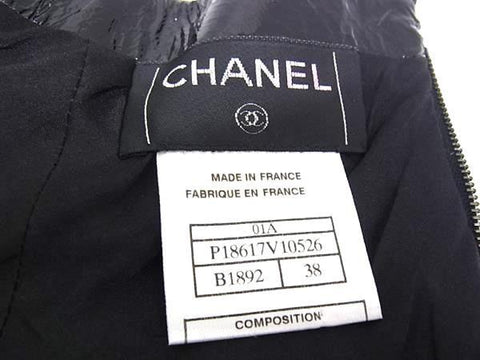 CHANEL Vintage Fall 2001 Runway Black Patent Leather Corset Wide Belt size 38
