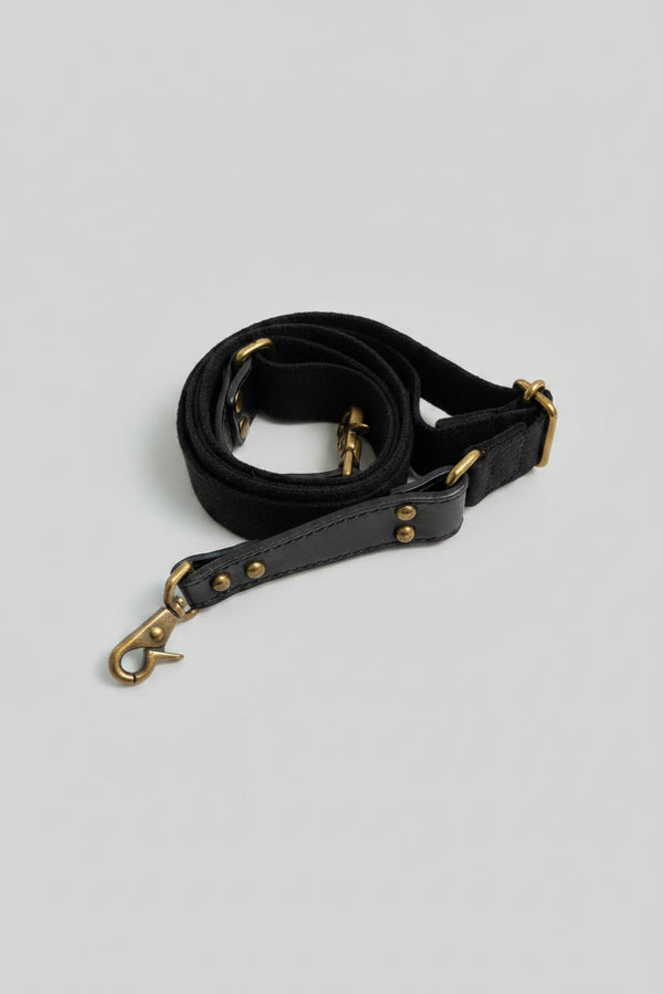 Black Leather Bag Strap