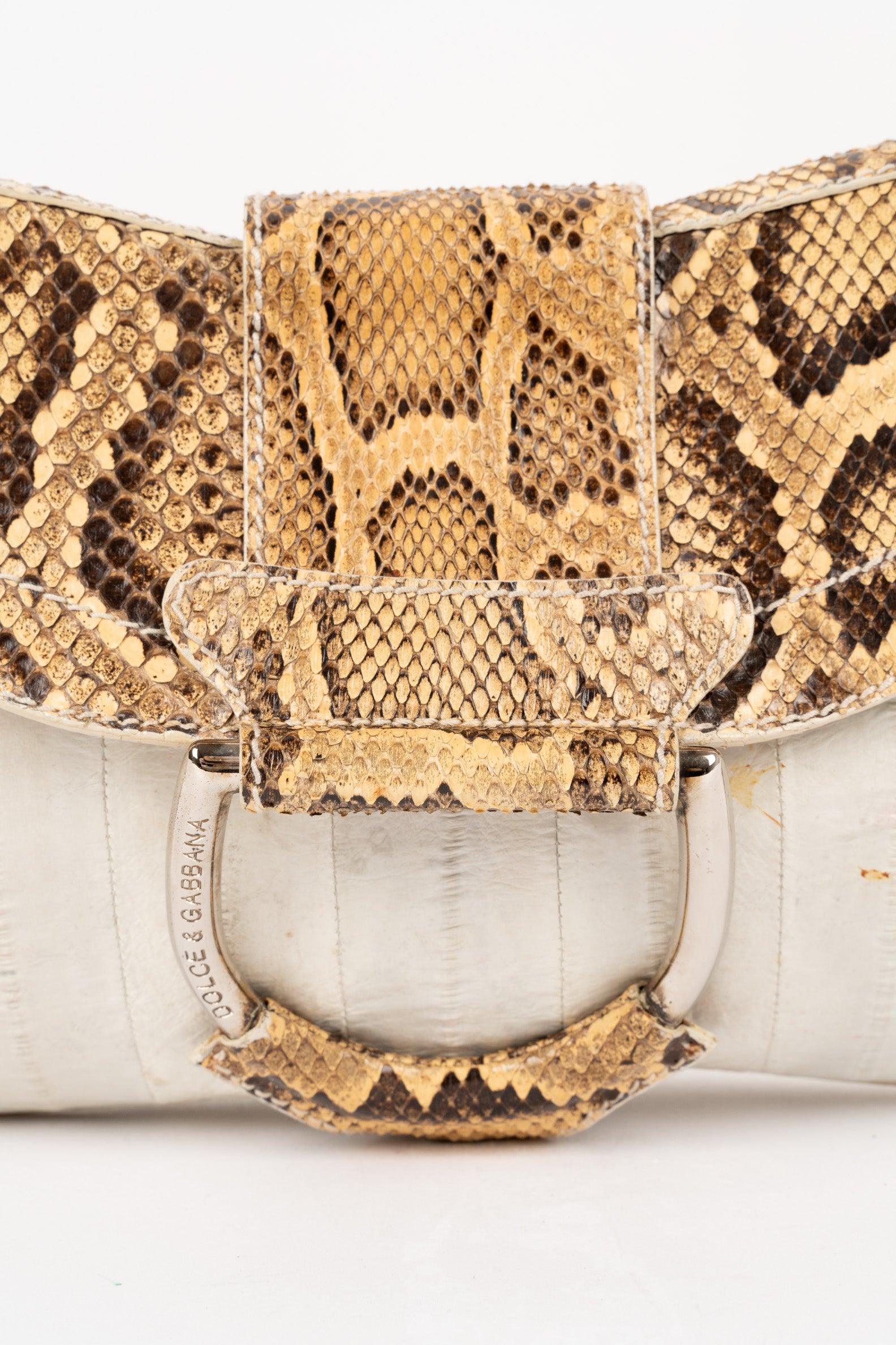 Snake Leather Side Bag - Volver