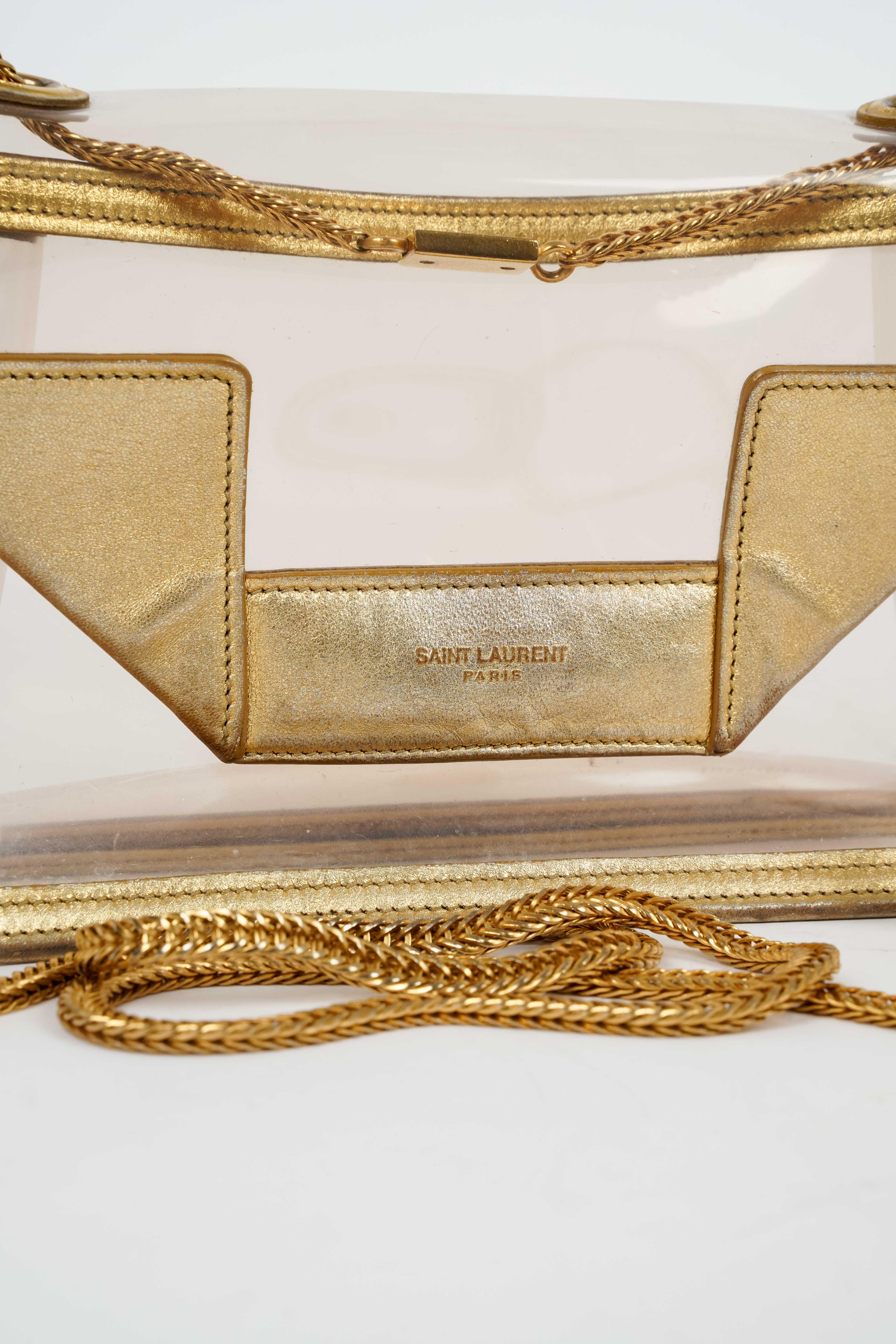 Transparent-Gold Crossbody Bag - Volver