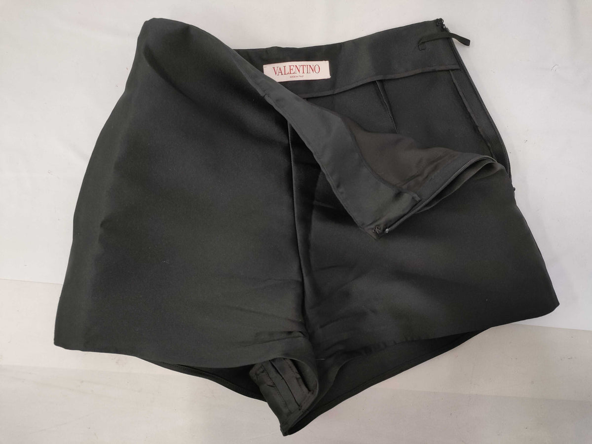 Valentino Vintage Black Tailored Shorts
