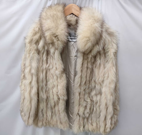 Vintage Ivory Fur Coat