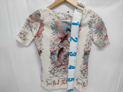 JEAN PAUL GAULTIER Vintage Tattoo Print T-Shirt 90'