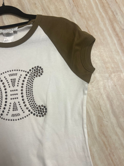 Celine Triomphe Logo T-Shirt