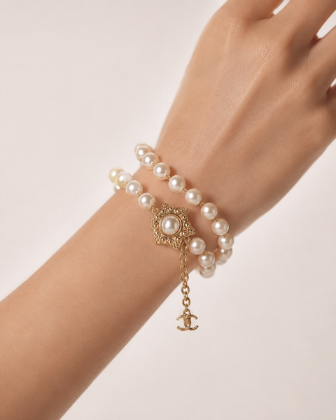 CHANEL Vintage Pearl Key Necklace by Karl Lagerfeld 1980s–1990s סופר נדיר להשגה