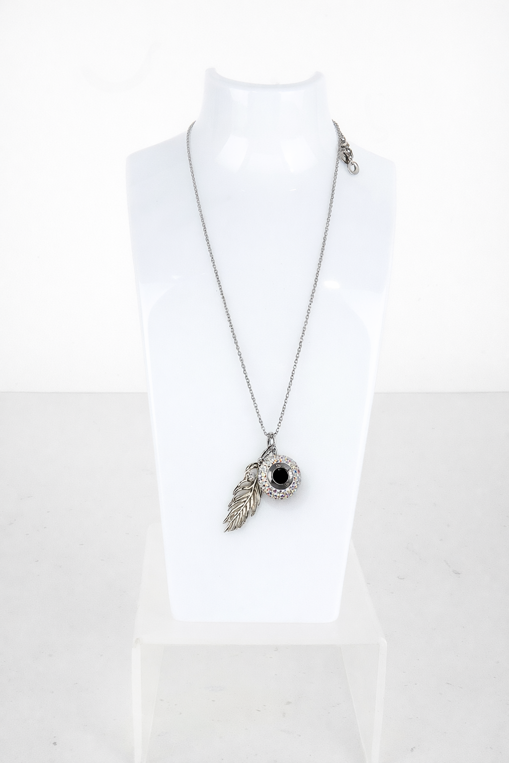 Vintage Necklace Silver Charm Pendant