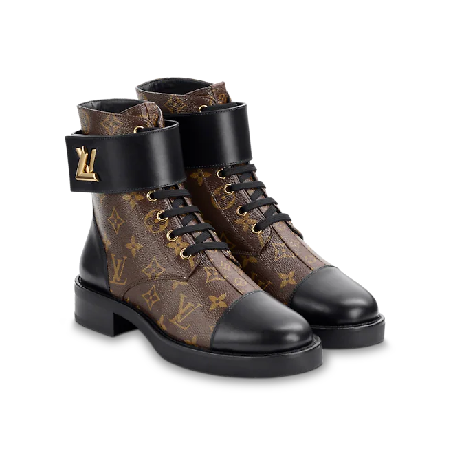 LOUIS VUITTON Laureate Desert Boot Monogram 37