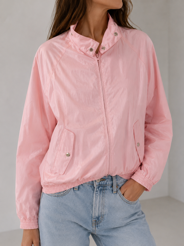Balenciaga Pink Nylon Sport jacket