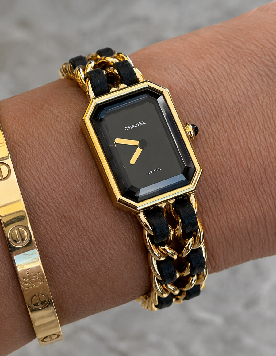 CHANEL Premiere Chain Bracelet Watch 1987