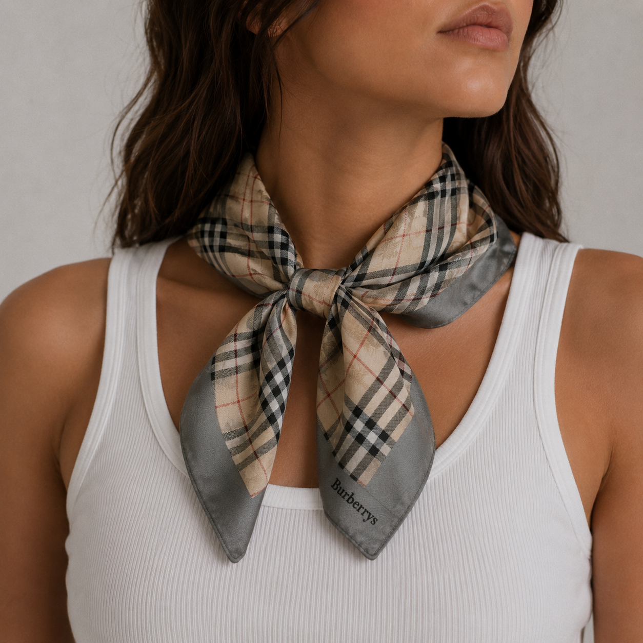 Burberry Classic Check Silk Scarf