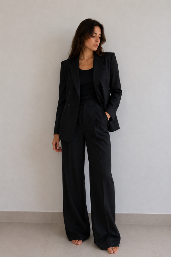 VERSACE CLASSIC Tailored Two Piece Suit Black