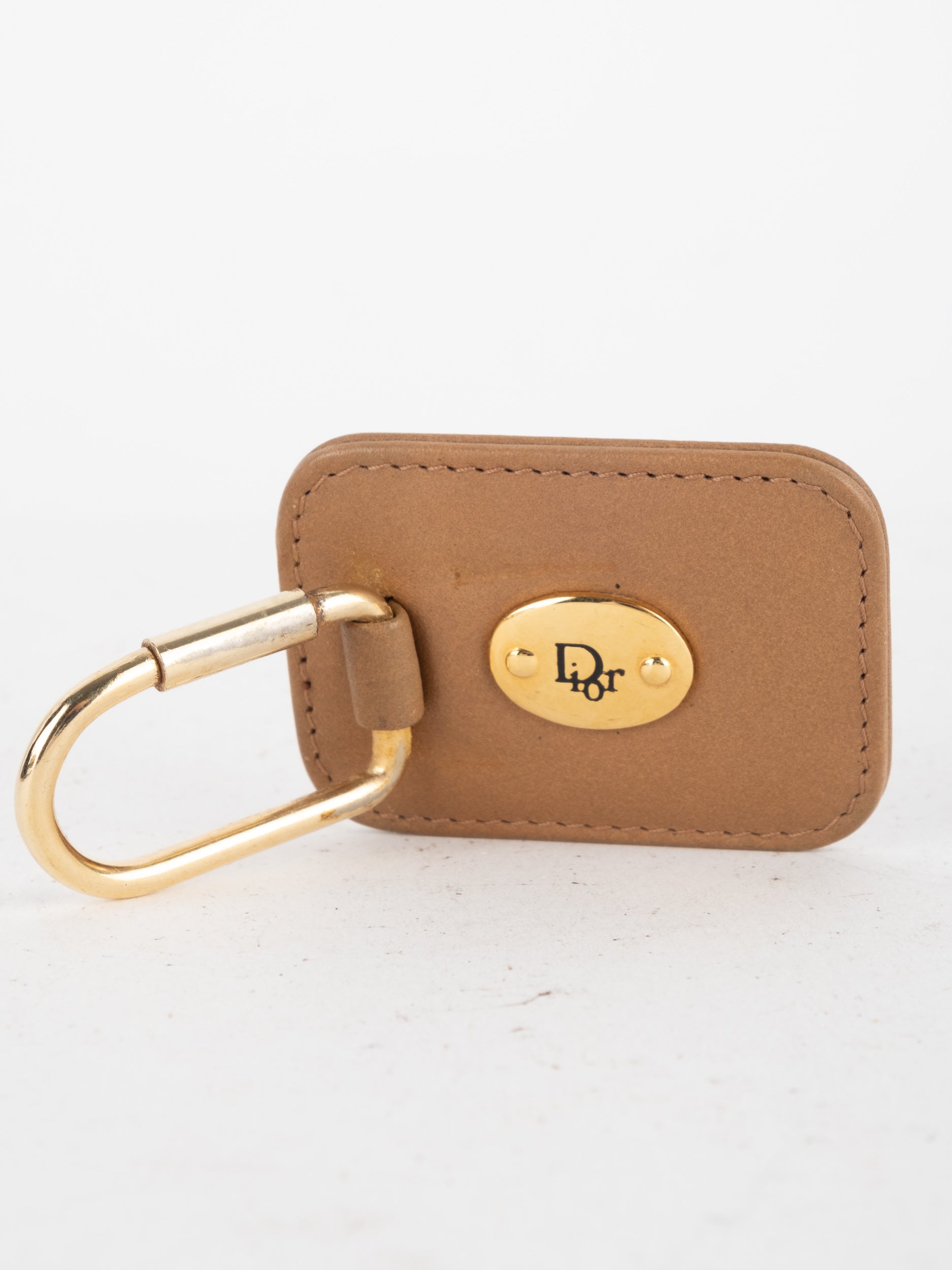 CHRISTIAN DIOR Leather Key Holder