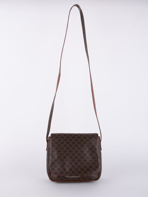 CELINE Vintage Macadam Mini Crossbody Bag