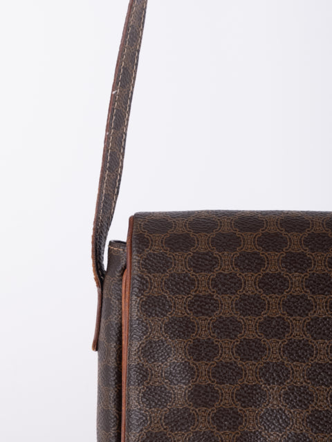CELINE Vintage Macadam Mini Crossbody Bag