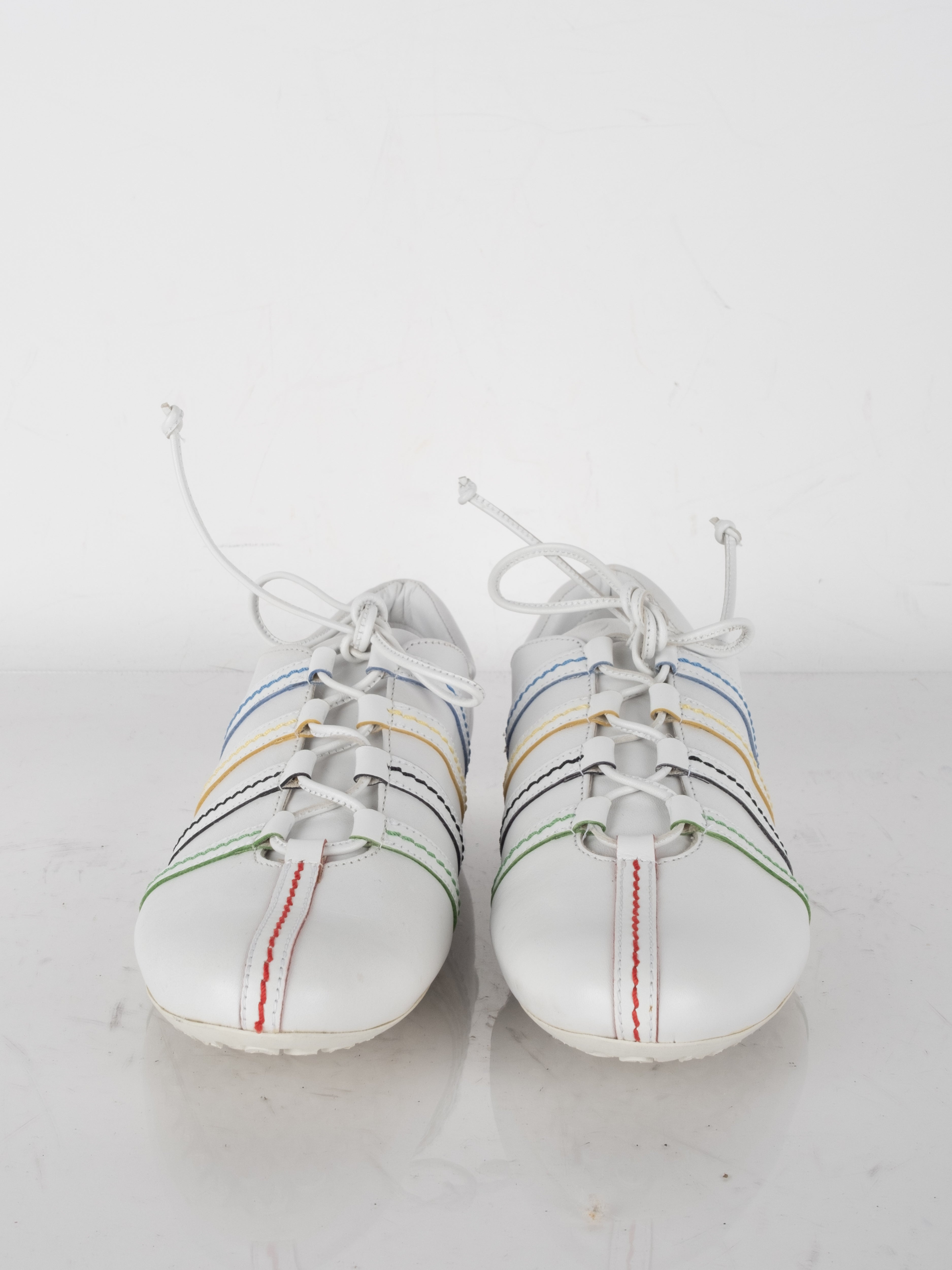 Celine White Leather Sneakers - Limited commemorative sneaker celine × Athens 2004