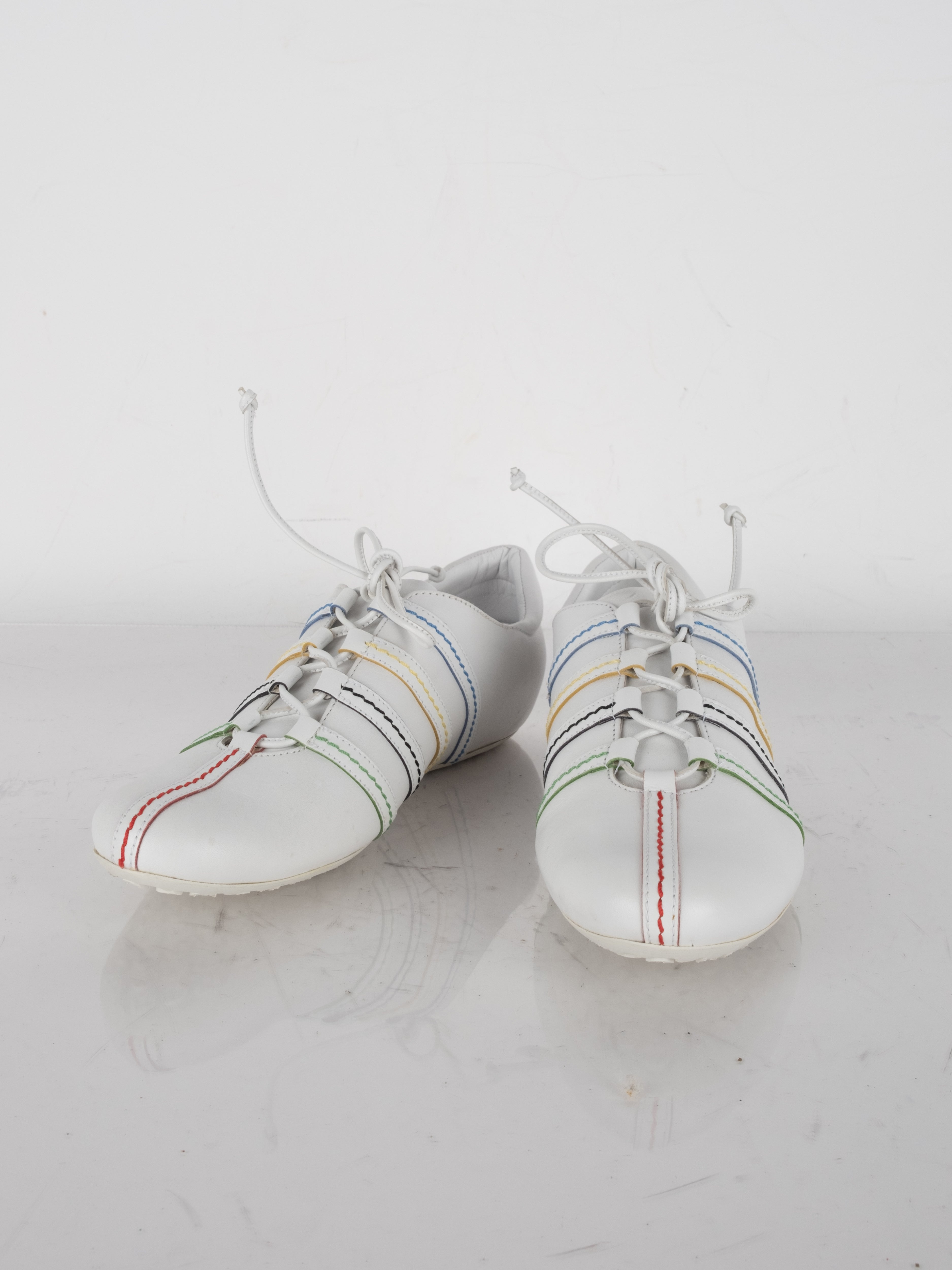 Celine White Leather Sneakers - Limited commemorative sneaker celine × Athens 2004
