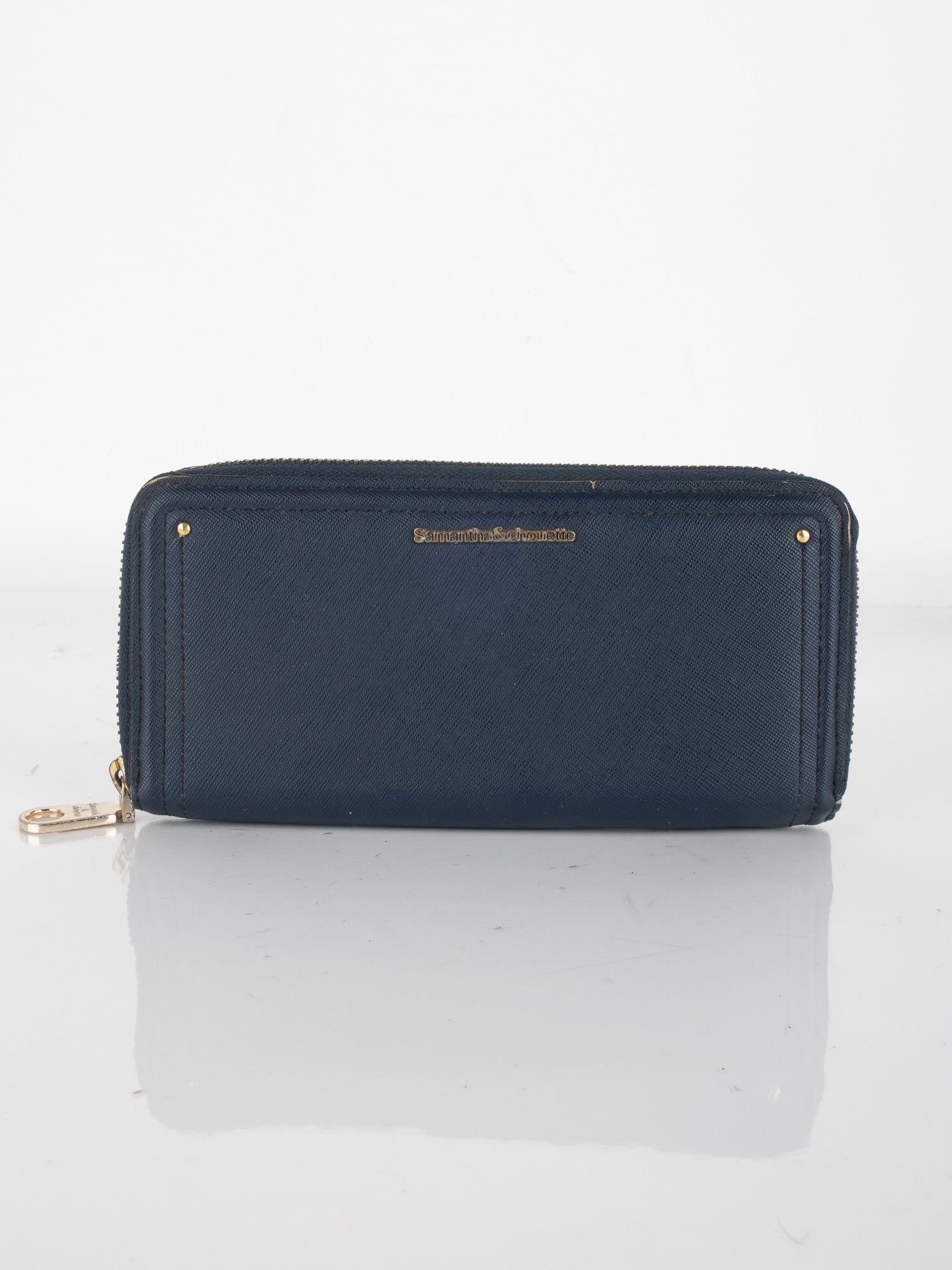 Michael Kors Navy Zip Around Wallet