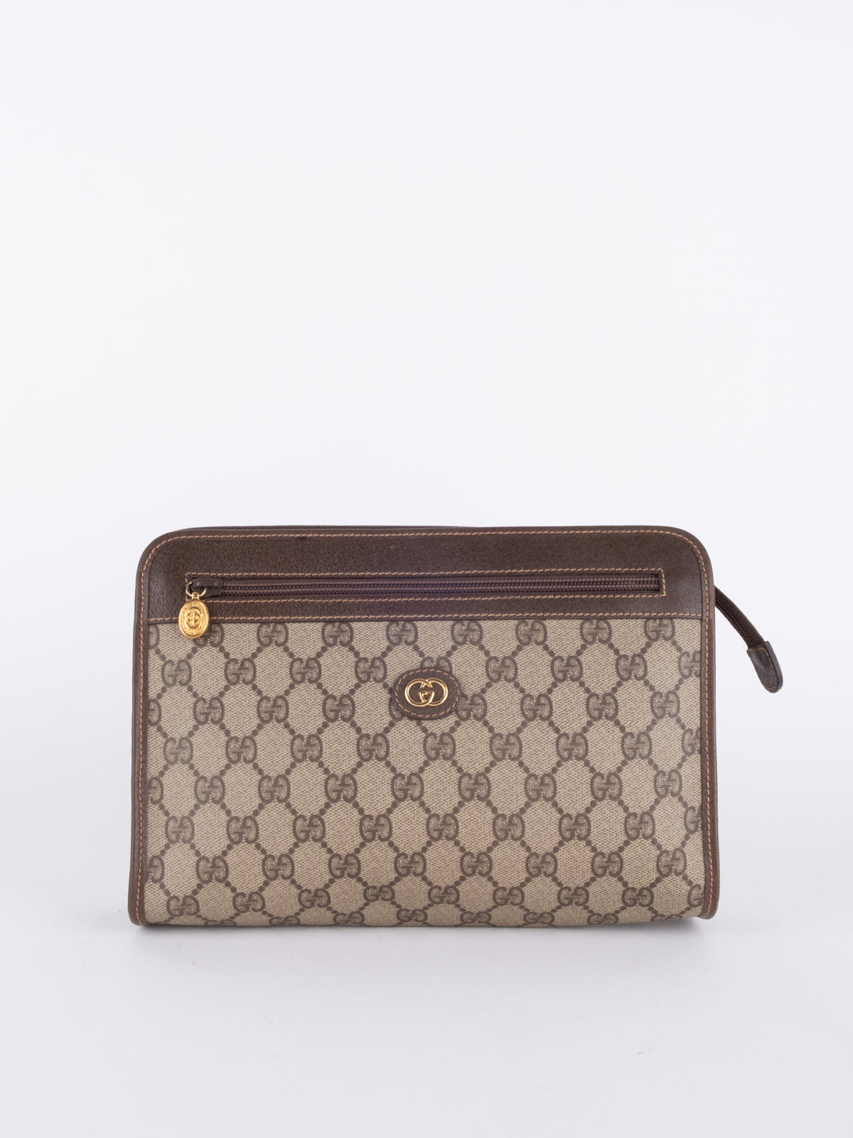 Gucci Vintage GG Supreme Monogram Clutch Bag