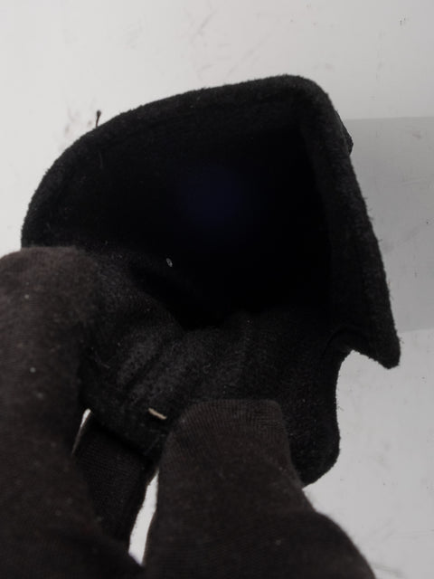 gucci Black Leather & Knit Gloves