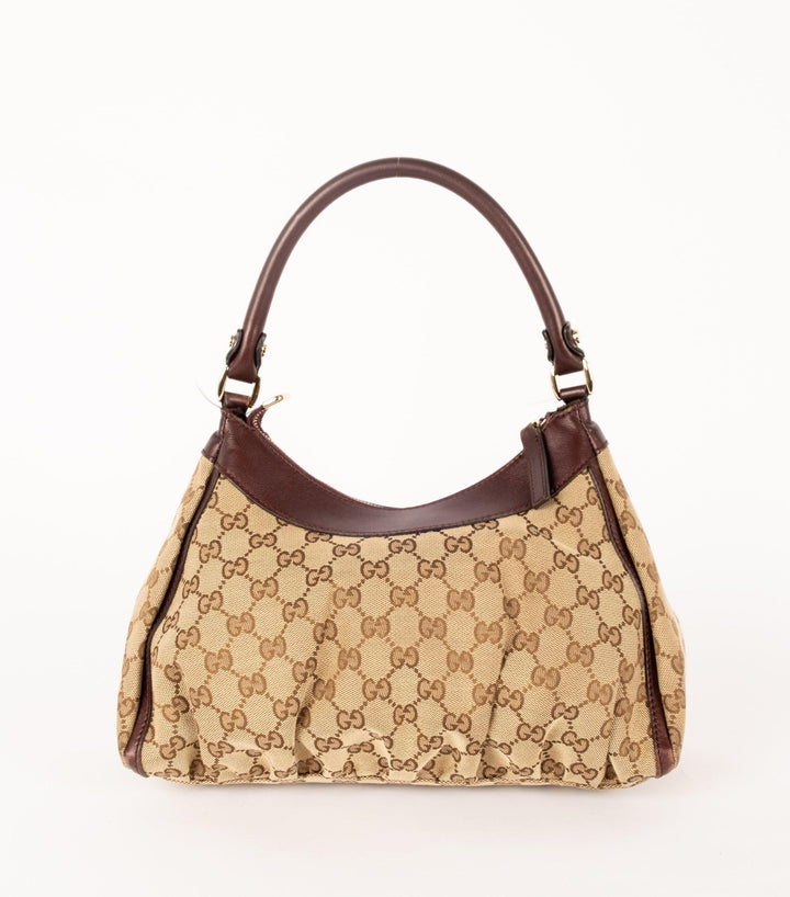 Small D Gold Hobo Purple Leather - Volver