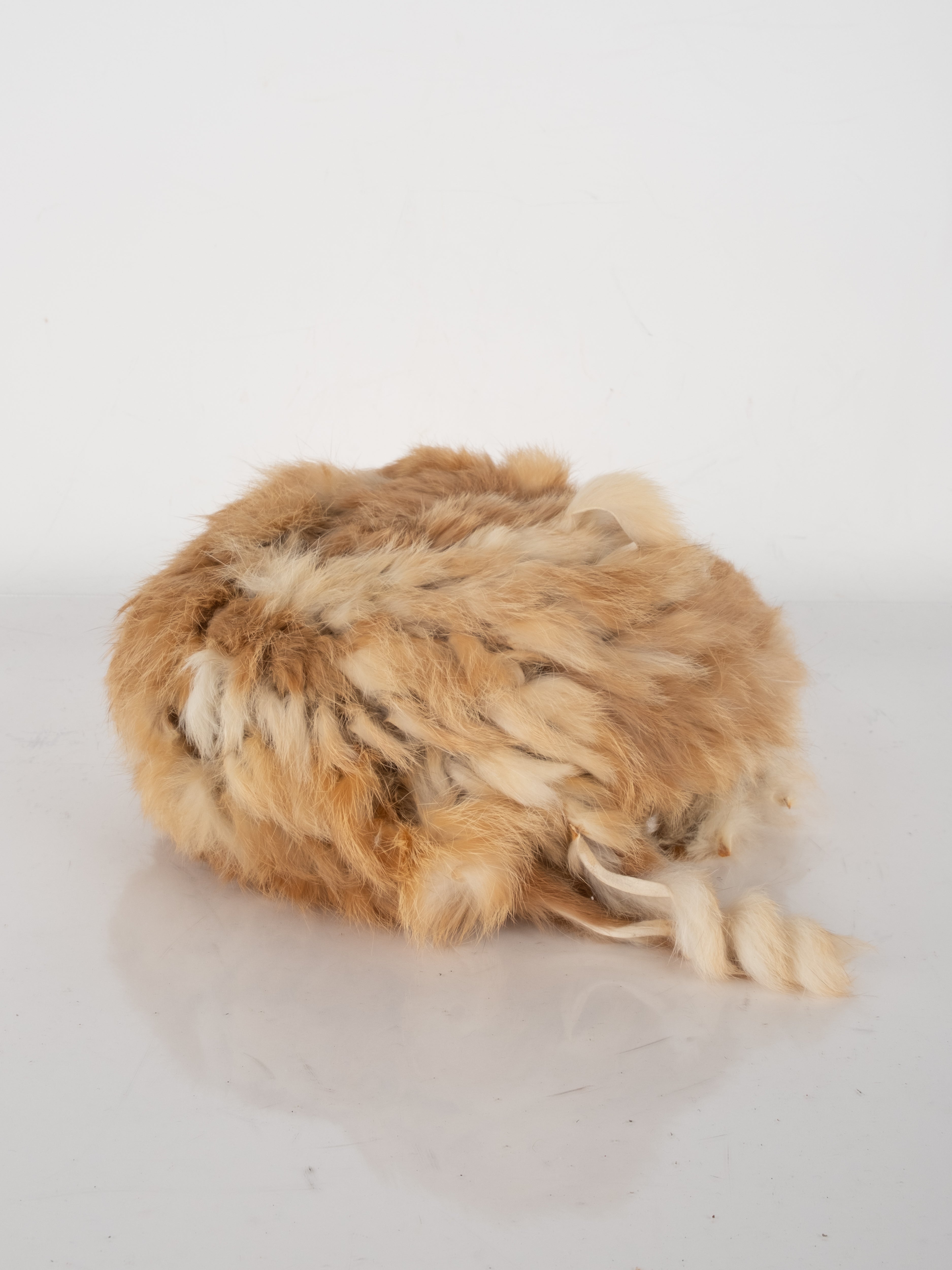 Vintage Fur Hat – Beige