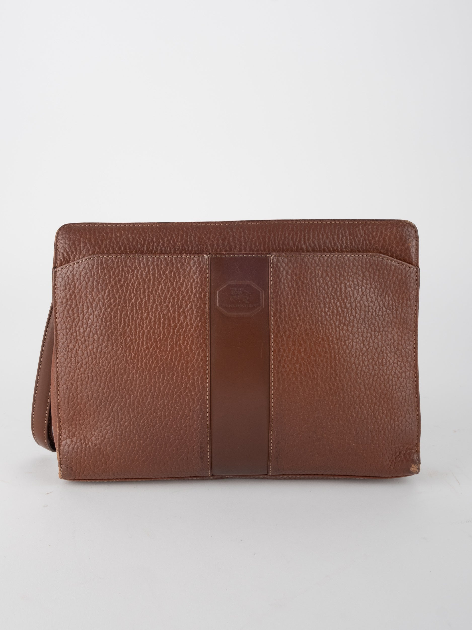 BURBERRY Leather Clutch Pouch