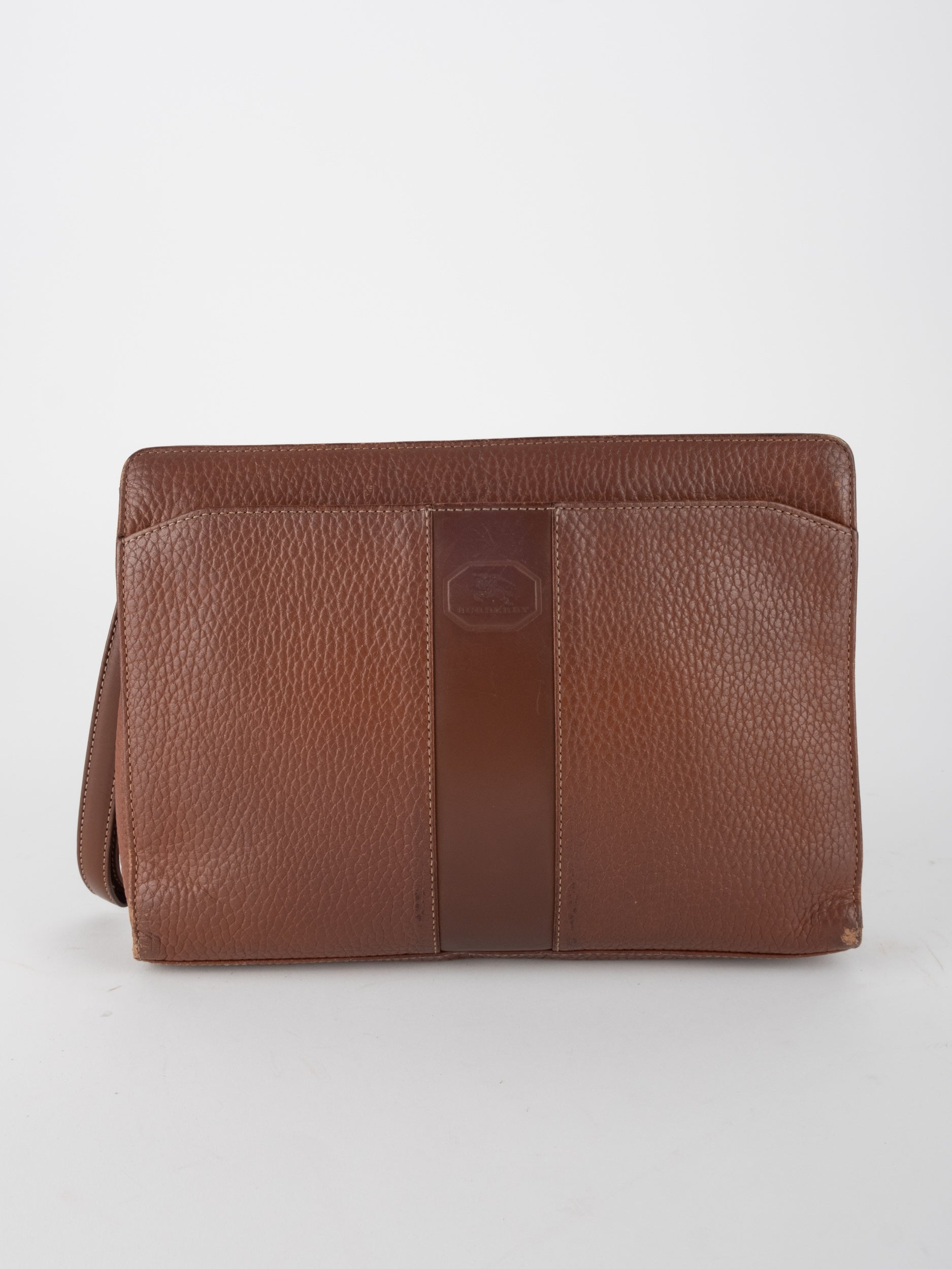 BURBERRY Leather Clutch Pouch