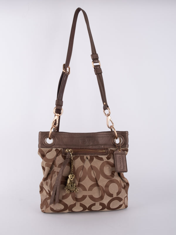 Coach Signature Crossbody Brown